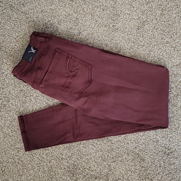 American Eagle Purple Hi-Rise Jeggings - Picture 1 of 6